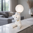 Настільна лампа біла дитяча ведмедик H-31 cm G9 White Bear 251231-100006945