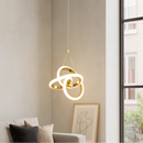 Підвісний світильник золотий D-25.5 cm Led 38W Gold Crystal 251035-100006405
