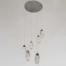 Каскадна люстра хромова D-40 cm Led 4000K Chrome Crystal 251035-100006410