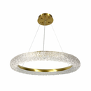 Підвісна люстра золота D-80 cm Led 3000K-6000K 50W White+Gold Ice 260418-100007820