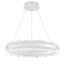 Підвісна люстра золота брашована світлодіодна D-60 cm Led 150W White Frozen 260419-100007823