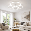 Стельова люстра біла L-80 cm Led 115W 3000K 4500K 6000K White Anelli 251218-100006939