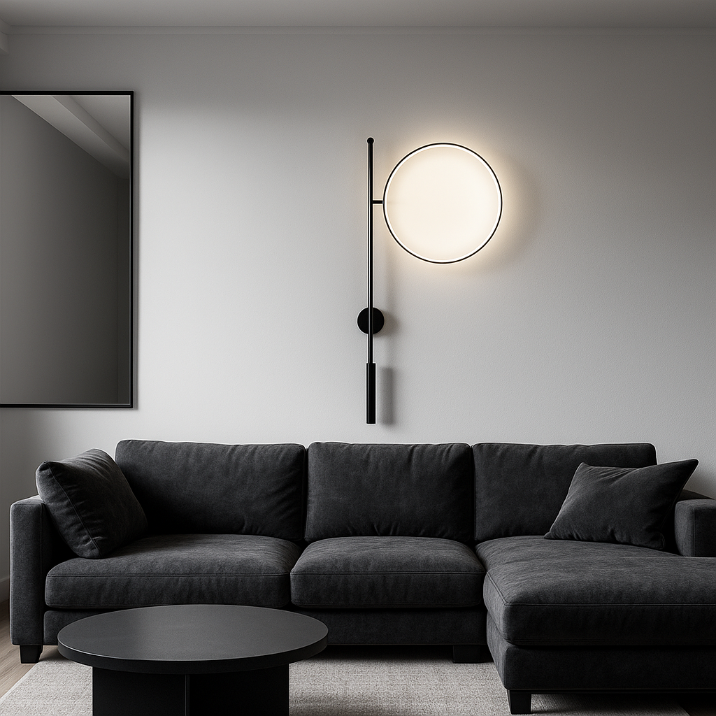 Настінне бра чорне L-67.5 cm Led 12W 3100К / 4100K Moonlight B Black 250672-100005329