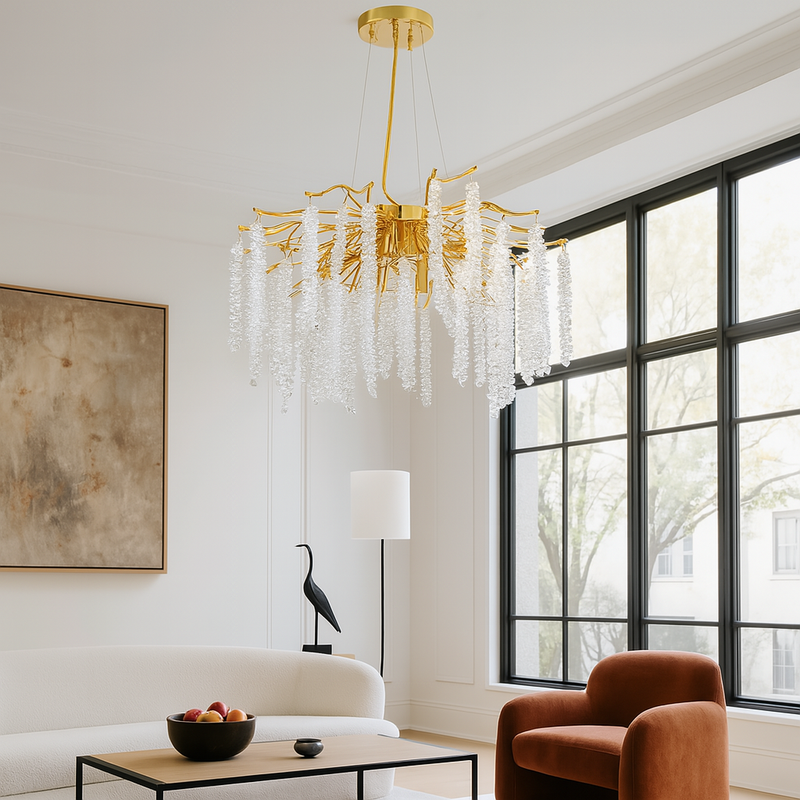 Люстра підвісна золота D-60 cm E14 Gold Tree 250753-100005604