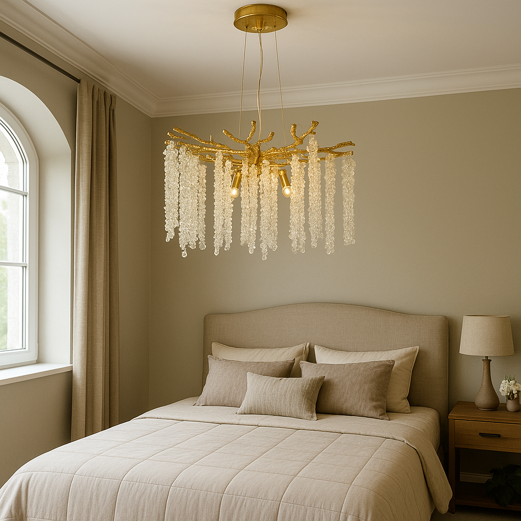 Люстра підвісна золота D-50 cm E14 Gold Tree 250753-100005605