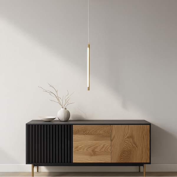 Підвісний світильник золотий H-34 cm Led 6.5W 4000K Gold Pipe Line 251035-100006419