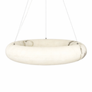 Підвісні люстри білі з імітацією мармуру D-60 cm / D-80 cm Led White Marble 251018-100006436