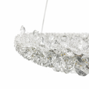 Люстри з подвійними кільцями D-40+60 / D-60+80 cm Led 4000К Chrome Frost Clear Crystal 260118-100007234