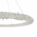 Люстри з подвійними кільцями D-40+60 / D-60+80 cm Led 4000К Gold Frost Clear Crystal 260118-100007232