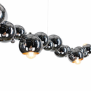 Підвісні люстри срібні L-100/120/130/150 cm E27 Chrome Bubbles 260118-100007238