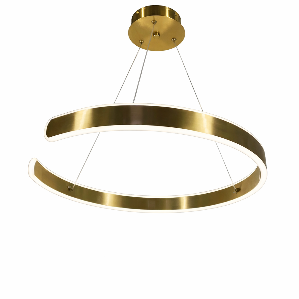 Люстри золоті  D-60 cm / D-80 cm Led 3000К-4500К-5000К Gold Ring  230918-100002513