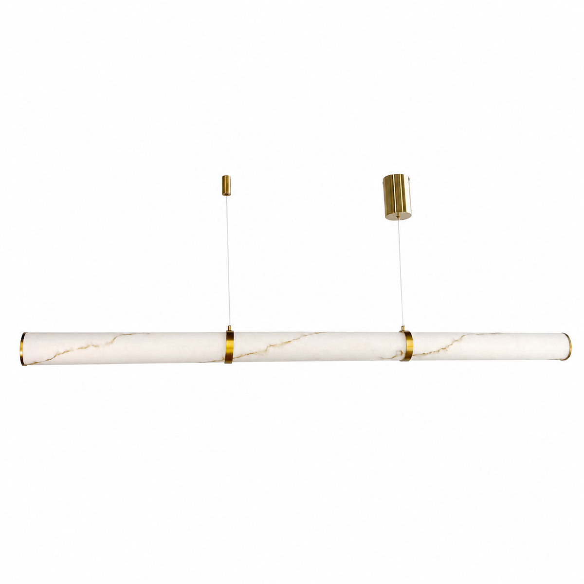 Підвісні люстри золоті L-100 cm / L-150 cm Led 3000K-6000K Gold Imitation Marble 260918-100008951
