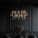 Підвісні люстри срібні D-65 cm / D-80 cm Led 3000K-6000K Chrome Rain 260518-100008021