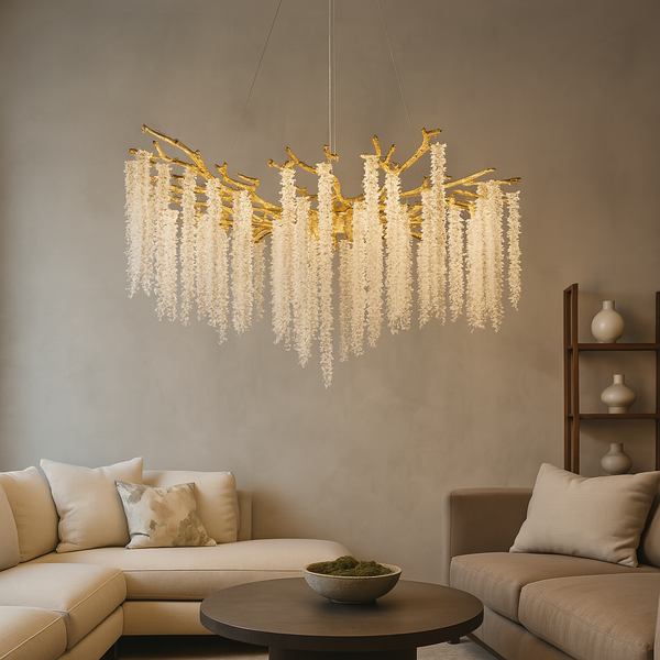 Люстра підвісна золота D-80 cm E14 Gold Tree 250753-100005607