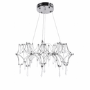 Підвісні люстри срібні D-65 cm / D-70 cm Led 3000K-6000K Chrome Rain 260118-100007243