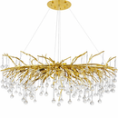 Підвісні люстри золоті L-100 cm / L-120 cm / L-160 cm G9 Gold Aqua 260118-100007246