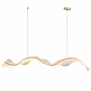 Видовжена люстра золота L-120 cm Led 4000K Gold Aurora 260735-100008455