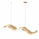 Видовжена люстра золота L-120 cm Led 4000K Gold Aurora 260735-100008384