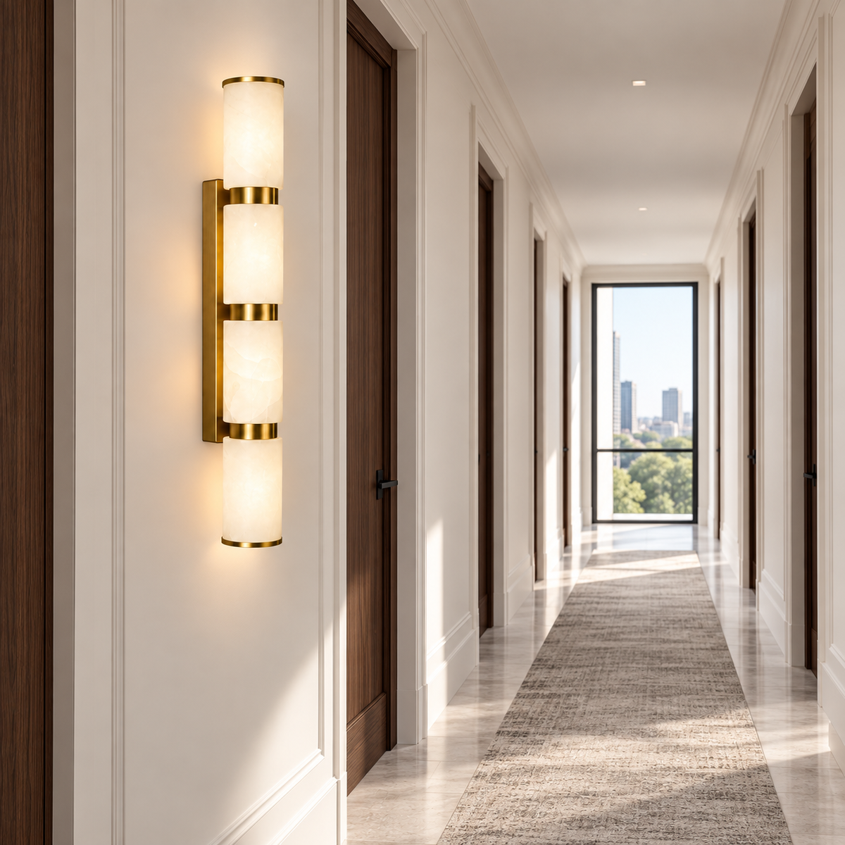 Настінний світильник H-51 cm Led 14W 4000K Gold Marble 260918-100008967