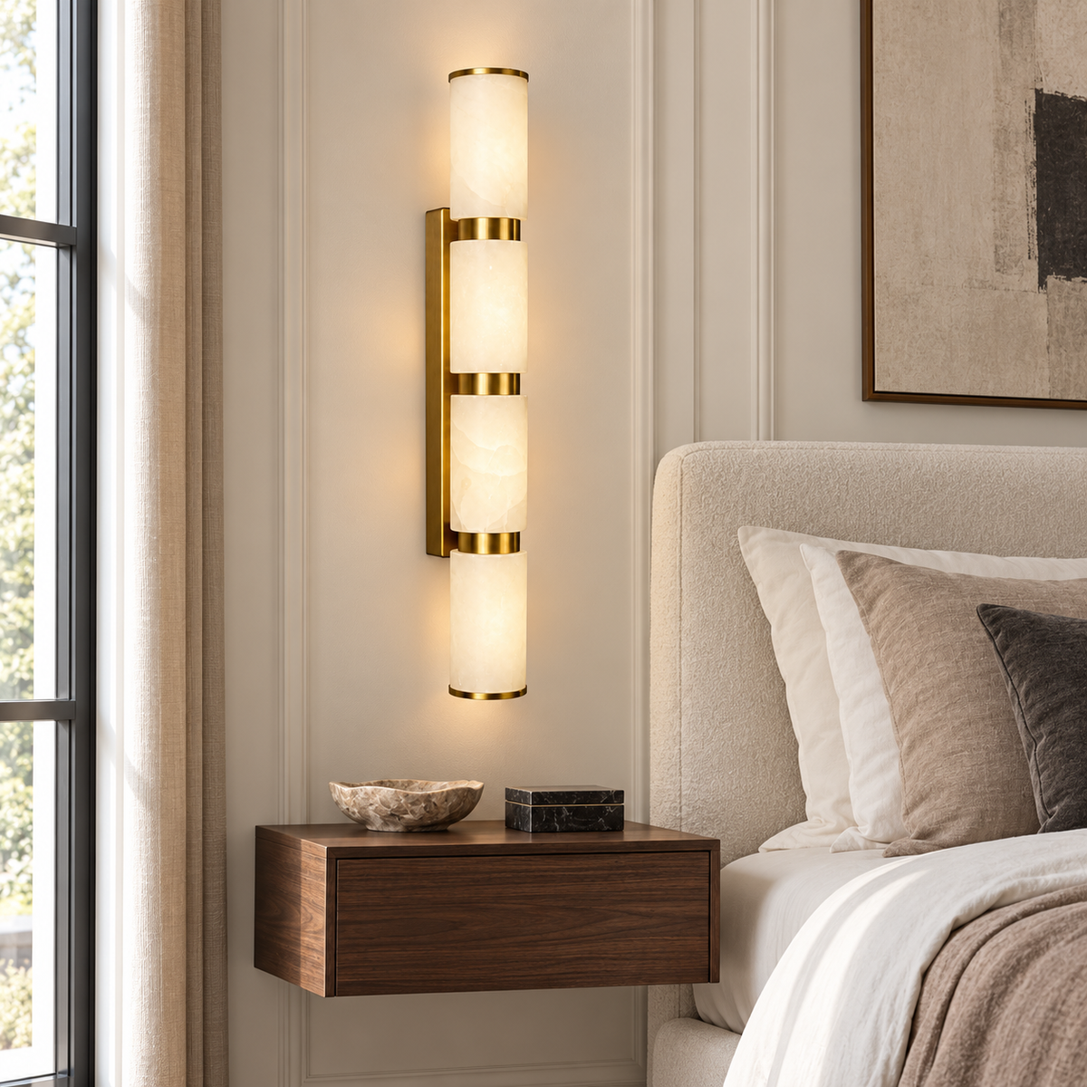 Настінний світильник H-51 cm Led 14W 4000K Gold Marble 260918-100008967