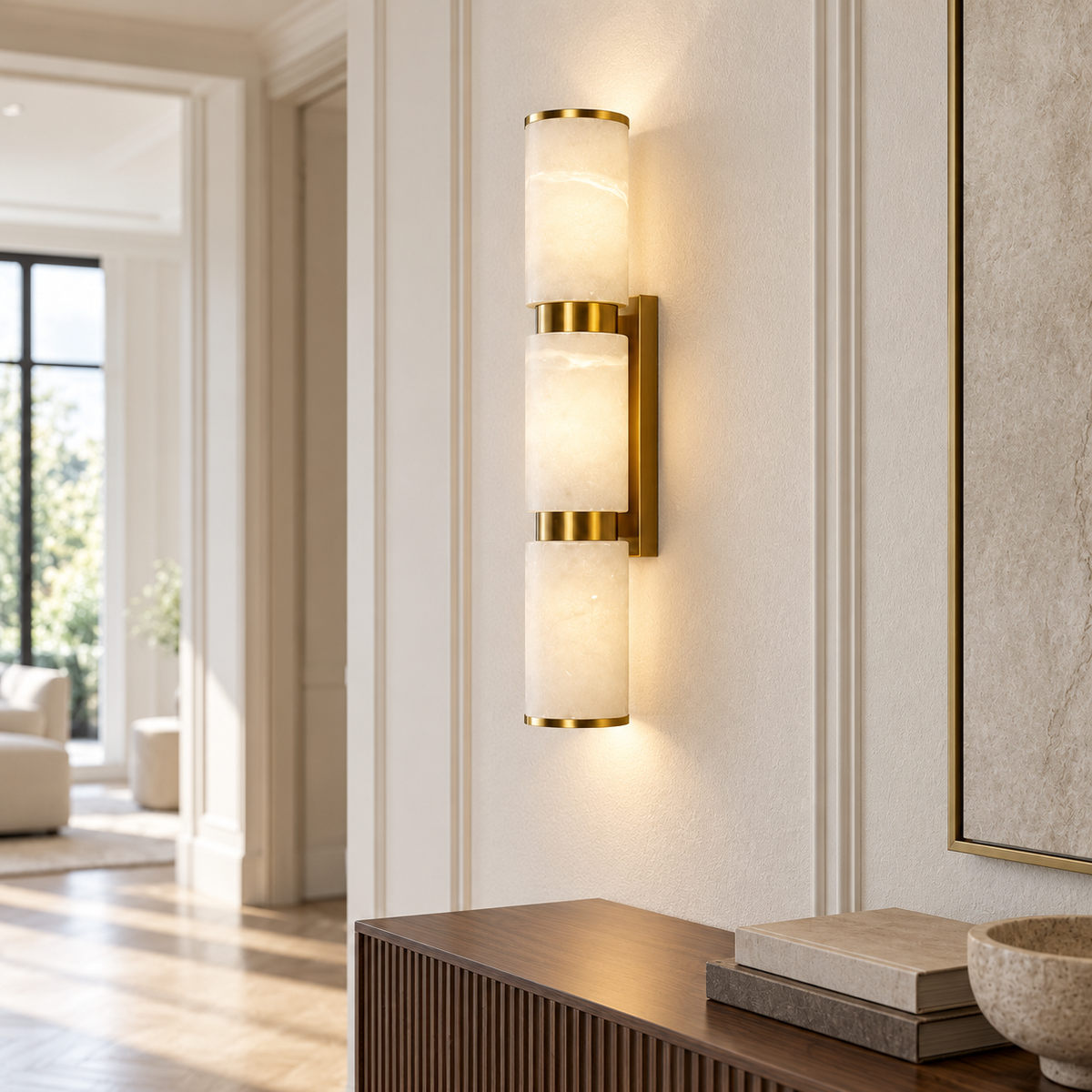 Настінний світильник H-37 cm Led 9W 4000K Gold Marble 260918-100008968