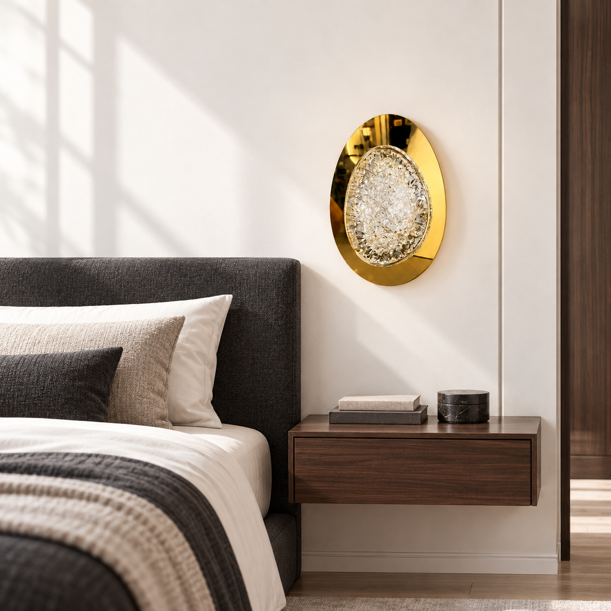 Настінний світильник золотий H-30 cm Led 4W 4000К Gold Gem 260918-100008977