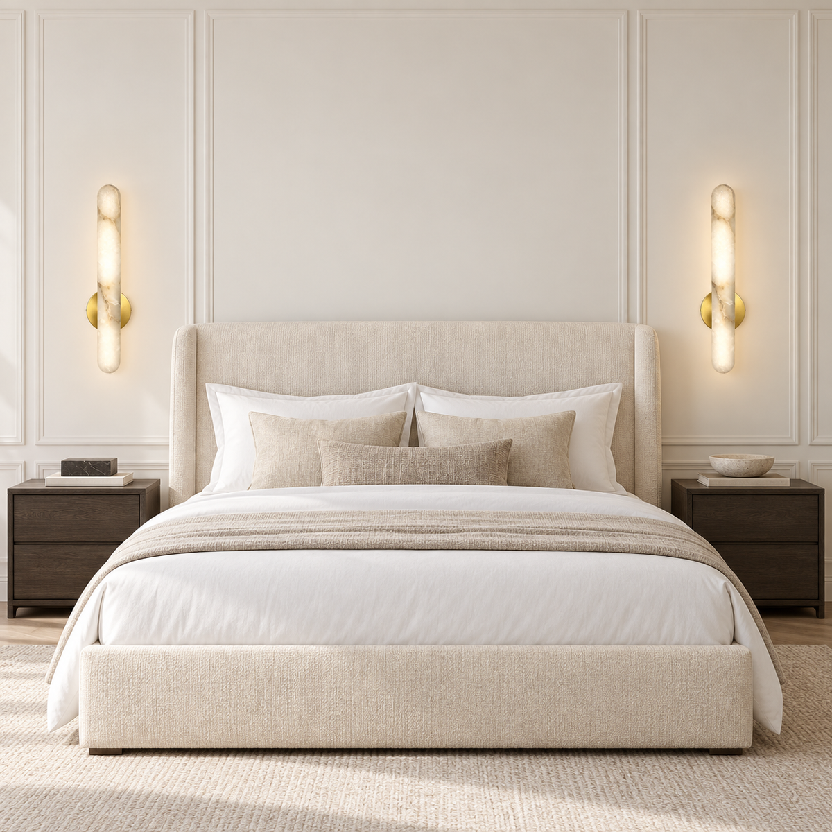 Настінний світильник золотий з мармуру H-40 cm Led 4W 4000K Gold Marble 260918-100008978