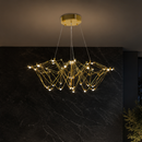 Люстра Rain L-80cm LED 16W Gold 250518-100004871