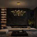 Люстра Rain L-80cm LED 16W Gold 250518-100004871