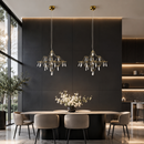 Люстра L-60 cm / L-80 cm LED 16W/30W Gold Rain 250518-100004870