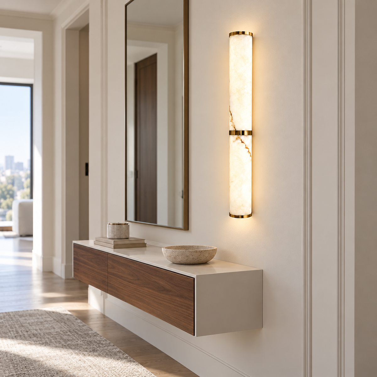 Настінний світильник L-60.5 cm Led 16W 4000K Gold Imitation Marble 260918-100008997