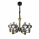 Підвісні люстри D-78 cm / D-82 cm E14 Black+Gold Industrial 260618-100008048