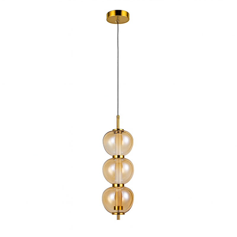Підвісний світильник бурштиновий H-42 cm Led 5W Colours 250931-100006182