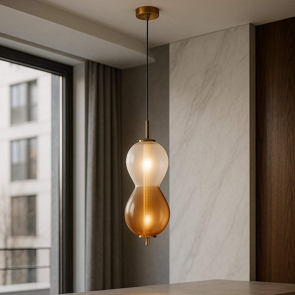 Підвісний світильник бурштиновий H-41 cm Led 5W Amber Colours 250931-100006185