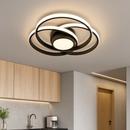 Стельова світлодіодна люстра кільцева чорна з пультом D-48 cm Led 100W 3000K 4000K 6000K Black Trio ceiling 260160-100007198