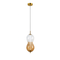 Підвісний світильник бурштиновий H-41 cm Led 5W Amber Colours 250931-100006185
