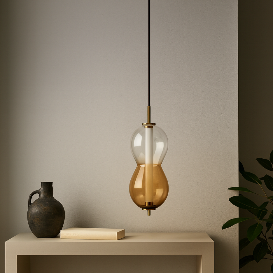 Підвісний світильник бурштиновий H-41 cm Led 5W Amber Colours 250931-100006185