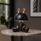 Настільна лампа чорний з золотом зайчик H-27 cm Led Black+Gold Rabbit 250840-100005818