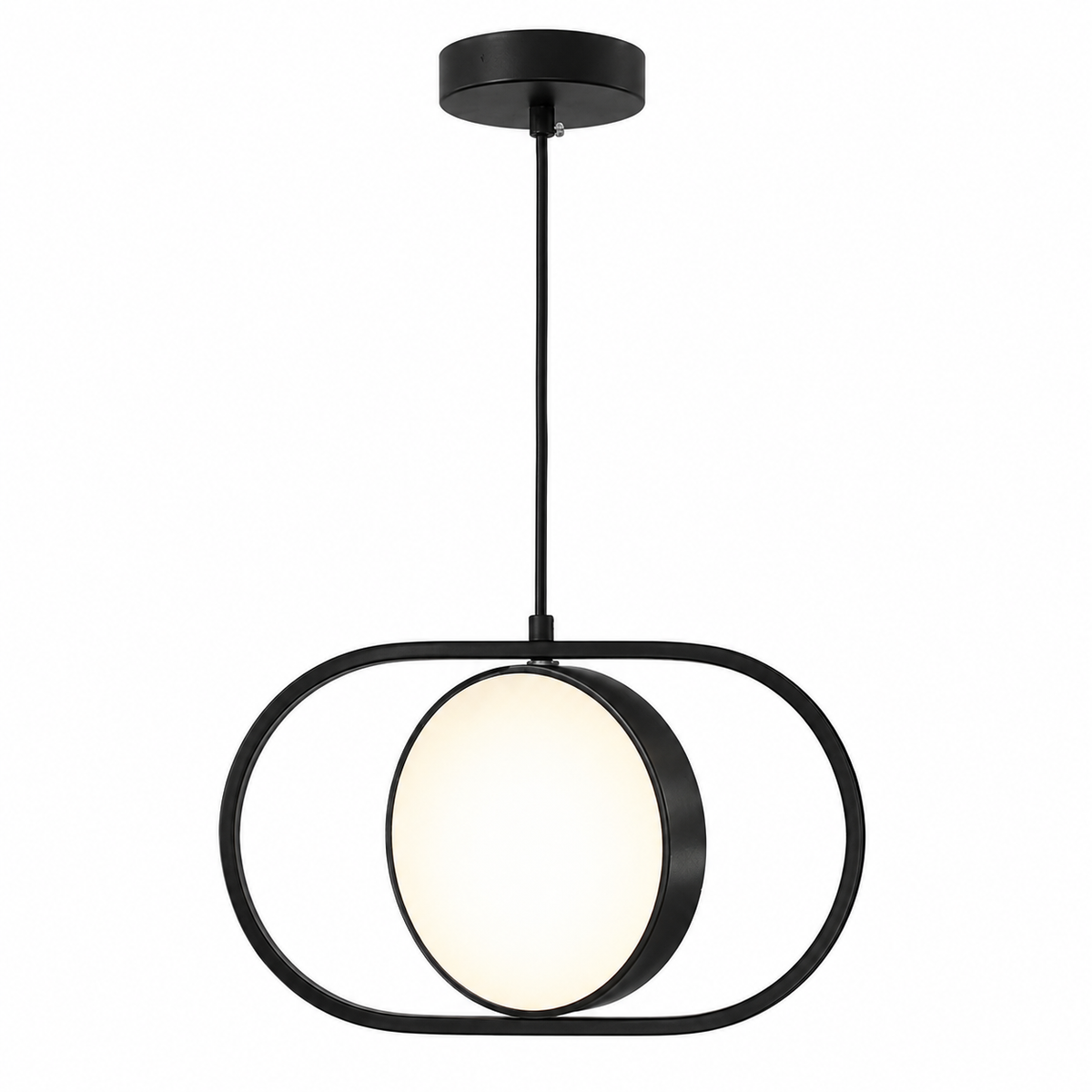 Підвісні світильники чорні L-30 cm / L-43 cm Led 3000K Black Horizontal 260666-100008193