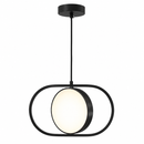 Підвісні світильники чорні L-30 cm / L-43 cm Led 3000K Black Horizontal 260666-100008193