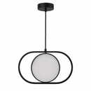 Підвісні світильники чорні L-30 cm / L-43 cm Led 3000K Black Horizontal 260666-100008193