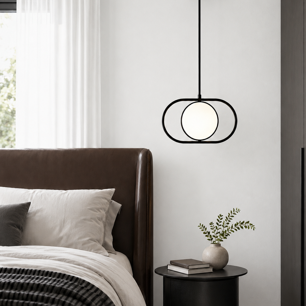 Підвісні світильники чорні L-30 cm / L-43 cm Led 3000K Black Horizontal 260666-100008193