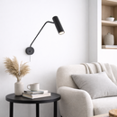 Бра на мотузковому вимикачу H-45 cm GU10 Black Fiona 221140-100001162
