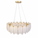 Підвісна люстра золота 8хЕ14 D-60 cm Gold Feathers 260235-100007559