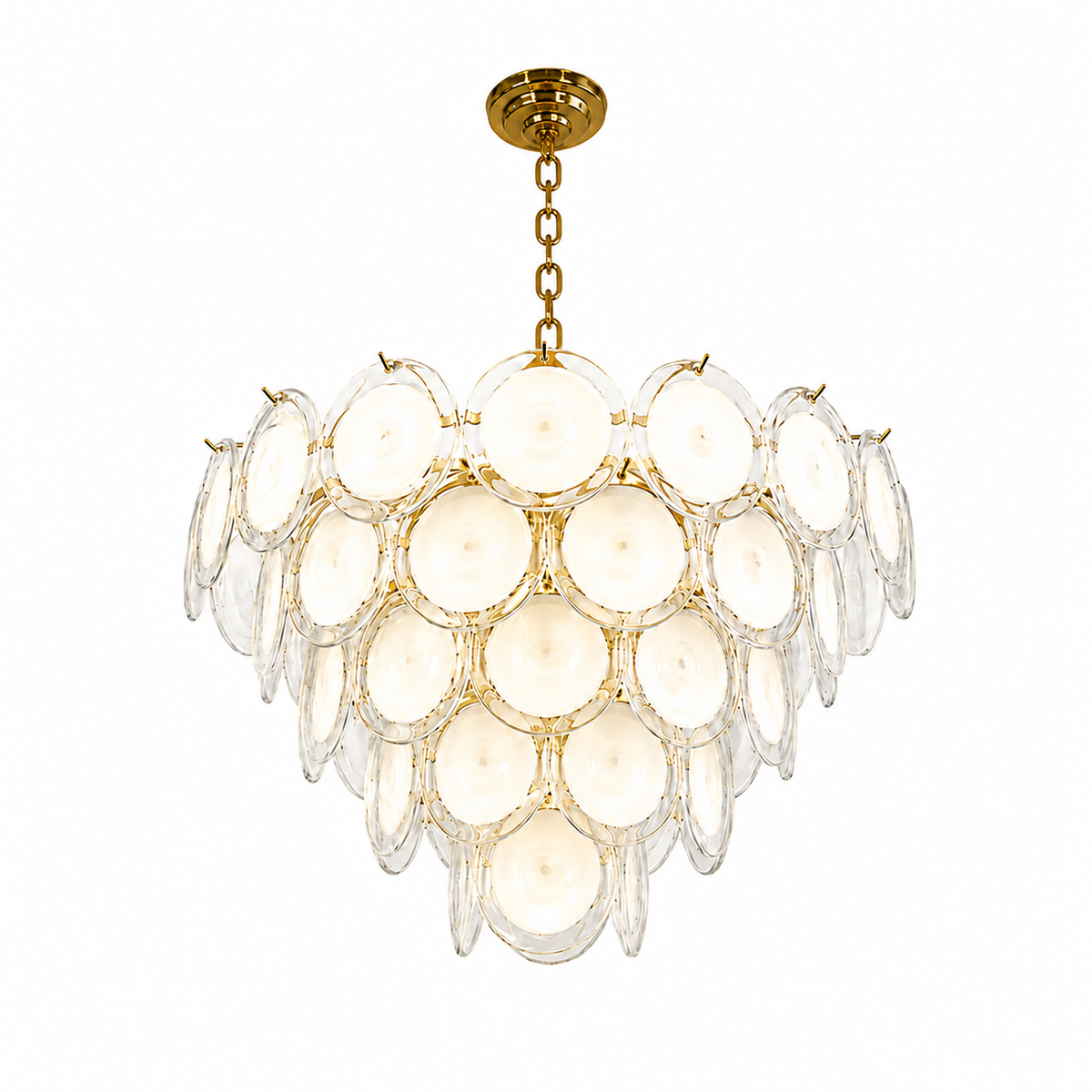 Підвісні люстри золоті D-50 cm / D-60 cm / D-80 cm E14 Gold Circle 260618-100008201