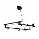 Підвісні люстри чорні D-65 cm / D-78 cm Led Black Pulse 251018-100006374