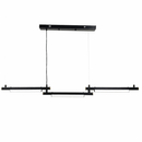 Підвісна люстра чорна L-121 cm Led 12W 3000K-6000K Black Pulse 251218-100006964