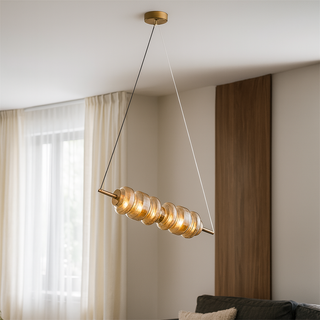 Підвісний світильник бурштиновий L-48 cm Led 7.5W Amber Colours 251031-100006193