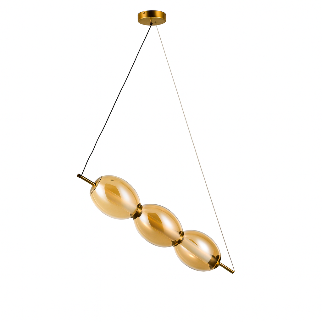 Підвісний світильник бурштиновий L-58 cm Led 9W Amber Colours 251031-100006195