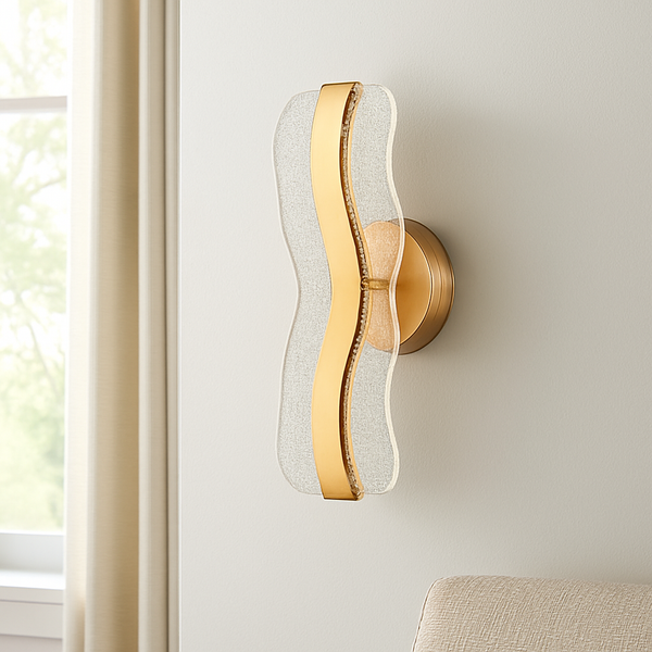 Настінний світильник золотий L-30.5 cm Led 8W Gold Jellyfish 250831-100005836